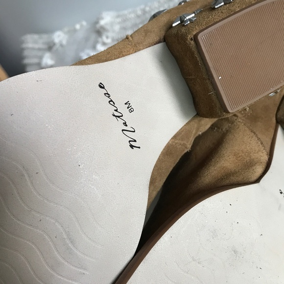 Matisse Caty Leather Boot Brown Star Studded Womens 8 - Picture 2 of 15